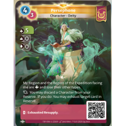 Pers&eacute;phone 4/3 (5-0-0) Carte Unique Lyra - Altered TCG - Epreuve du Froid