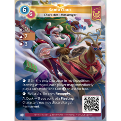 Le P&egrave;re Noel (0-7-3) Carte Unique Lyra - Altered TCG - Epreuve du Froid