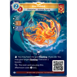 Lapin Ardent (0-1-2) Carte Unique Bravos - Altered TCG - Epreuve du Froid