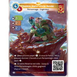 Saskia, Naturaliste Rusée (3-2-2) Carte Unique Bravos - Altered TCG - Epreuve du Froid