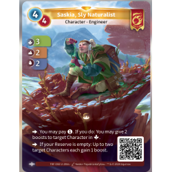 Saskia, Naturaliste Rus&eacute;e (3-2-2) Carte Unique Bravos - Altered TCG - Epreuve du Froid