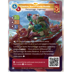 Saskia, Naturaliste Rusée (3-3-1) Carte Unique Bravos - Altered TCG - Epreuve du Froid