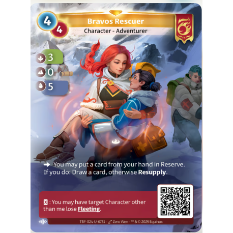 Bravos Rescuer (3-0-5) Unique Bravos - Altered TCG