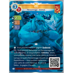 Yéti (2-1-1) Carte Unique Bravos - Altered TCG - Epreuve du Froid