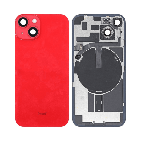 Sustitución de la luneta trasera del iPhone 14, completa con lente y placa