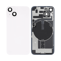 Cubierta trasera del iPhone 15 Pro con logotipo y flash original