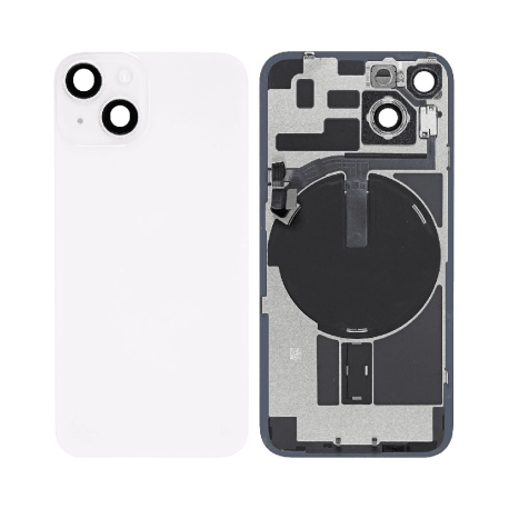 Cubierta trasera del iPhone 15 Pro con logotipo y flash original