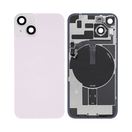 Cubierta trasera del iPhone 15 Pro con logotipo y flash original