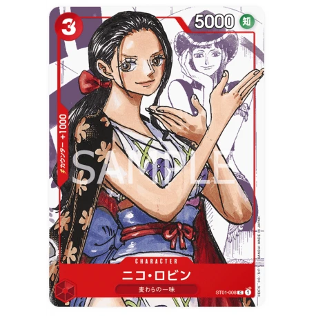 Nico Robin ST01-008 Promo 25ª Edición JAPONÉS -- One Piece Card Game