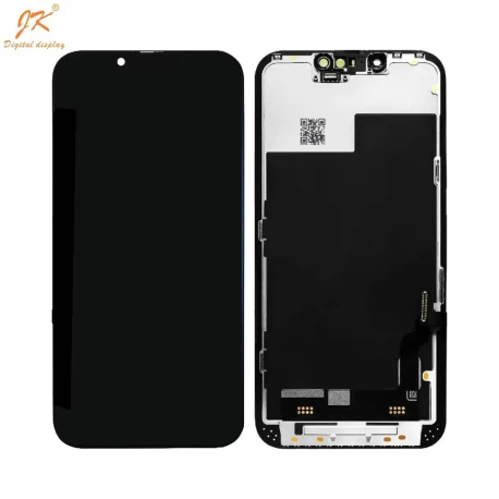 En stock Pantalla o táctil Soft OLED para Apple iPhone 13 (JK IC extraíble) Negro