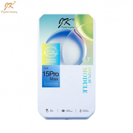 Ecran Tactile Incell FHD LTPS Apple iPhone 15 Pro Max (JK IC Removable COF) Noir