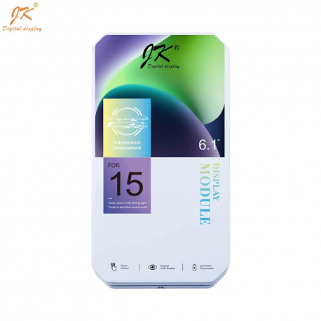 Screen Incell FHD LTPS Touchscreen for Apple iPhone 15 (JK) - Black