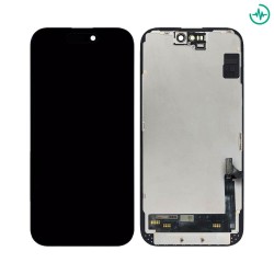 Pantalla Incell FHD LTPS para iPhone 15, negro, para diagnóstico