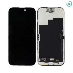 Pantalla Incell FHD LTPS para iPhone 15 Pro con diagnóstico de 120 Hz, color negro