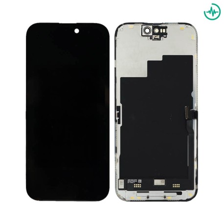 Pantalla Incell FHD LTPS para iPhone 15 Pro con diagnóstico de 120 Hz, color negro