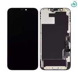 Pantalla Soft OLED para iPhone 12 / 12 Pro, color negro, para diagnóstico