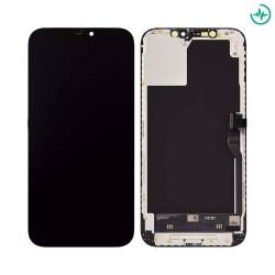 Pantalla Soft OLED para iPhone 12 Pro Max, color negro, para diagnóstico