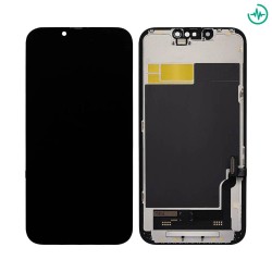 Pantalla Soft OLED para iPhone 13, color negro, para diagnóstico
