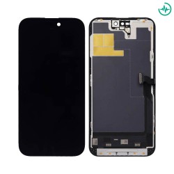Pantalla Soft OLED para iPhone 14 Pro Max, 120 Hz, negra