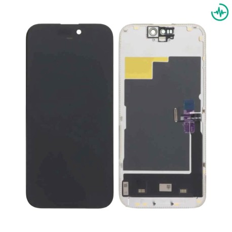 Pantalla Soft OLED para iPhone 15 Pro, 120 Hz, negra