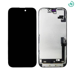 Pantalla Soft OLED para iPhone 16, color negro, de diagnóstico