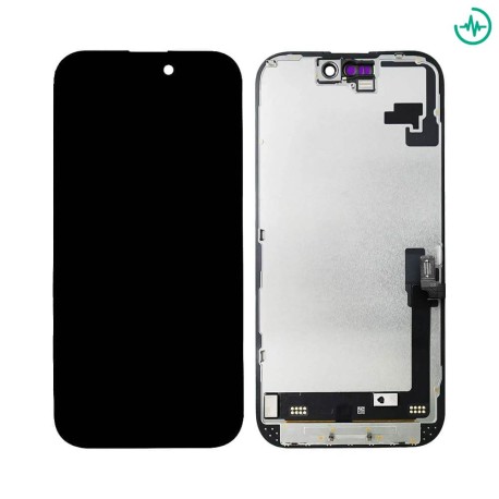 Pantalla Soft OLED para iPhone 16, color negro, de diagnóstico