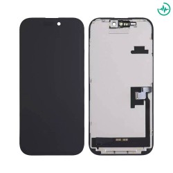Pantalla Soft OLED para iPhone 16 Pro, 120 Hz, negra