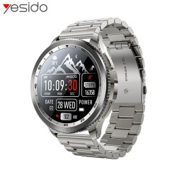Yesido IO34 Smartwatch with AMOLED Display, Silver