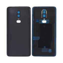 Cristal trasero para OnePlus 6, negro medianoche - Premium