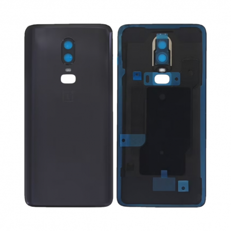 Cristal trasero para OnePlus 6, negro medianoche - Premium