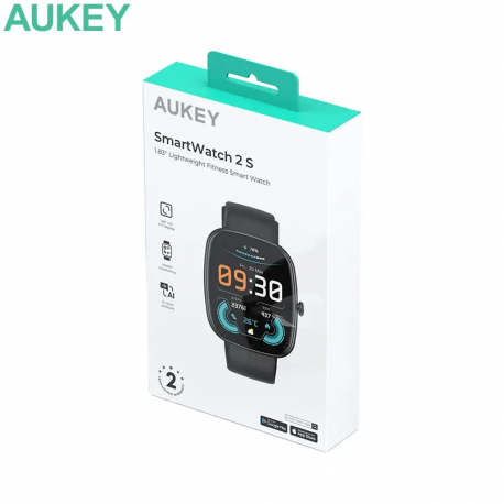 AUKEY SW-2S Smartwatch, Black