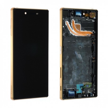 Pantalla LCD completa sobre chasis para Sony Xperia Z5 Premium Dual E6833